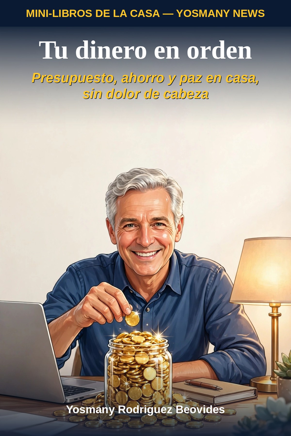 Portada de TU DINERO EN ORDEN (Mini-Libros de la Casa): la portada final en español del mini de finanzas