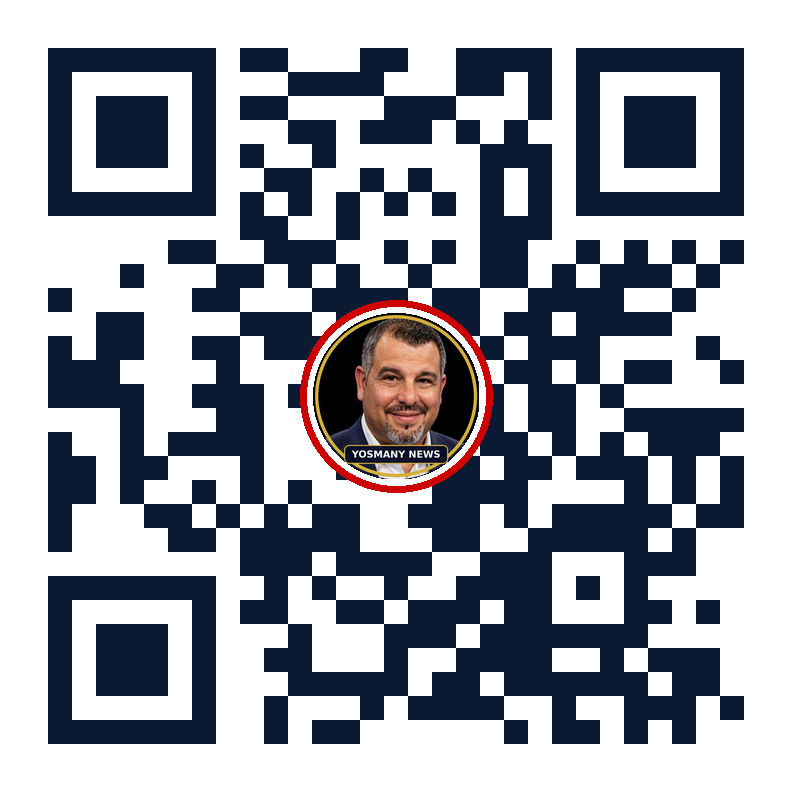 Código QR de yosmanynews.com — escanéalo para entrar a la casa madre